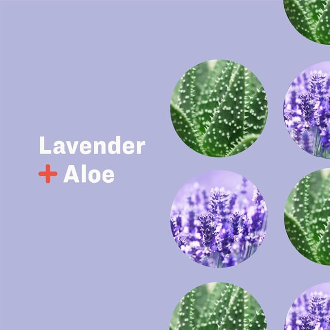 Everyone Hand Sanitizer Wipes, 15 Wipes (Pack of 6), Lavender and Aloe, Made with Sugarcane Derived Alcohol with Essential Oils, TSA friendly