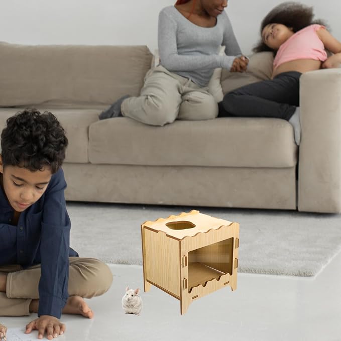 Small Animals Hiding House Creative Hamster Digging Box for Interactive Play Lightweight Design Pet Nest for Hamsters and Small Pets Enhances Enrichment and Exercise