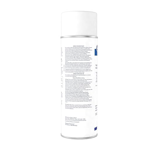 Diversey 04832 End Bac II Spray Disinfectant, Eliminates Odors & Prevents Mold & Mildew, Fresh Scent, Aerosol, 15-Ounce