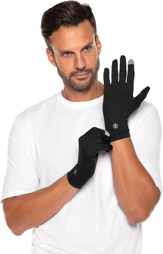 Coolibar Full Finger UV Sun Gloves - UPF 50+ Sun Protection - Gannett