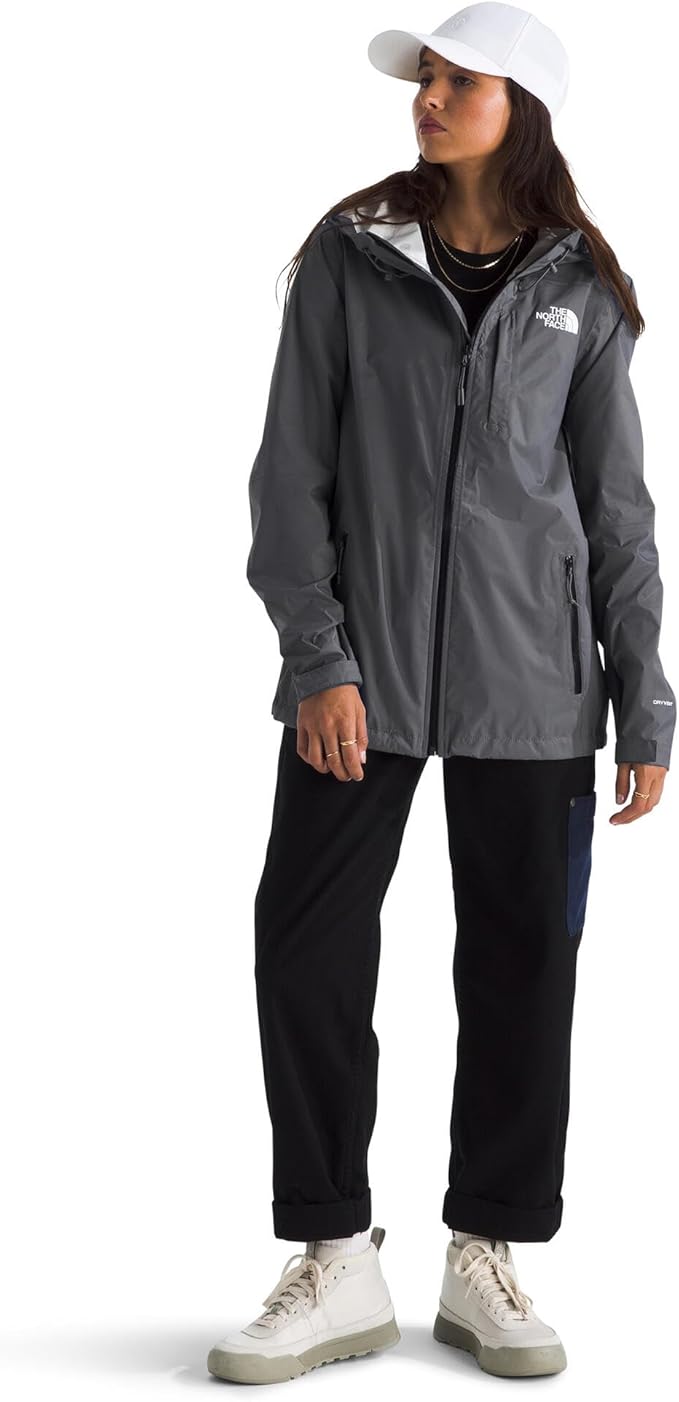 THE NORTH FACE Women's Alta Vista Rain Jacket | 3 Piece Hood With Adjustable Cinch-cord, Waterproof, Breathable