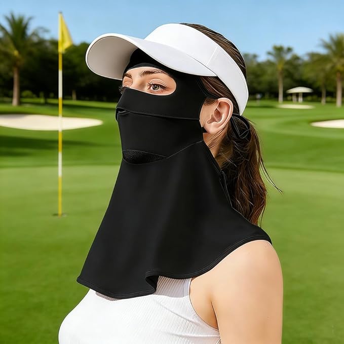 Face Cover for Sun Protection UPF 50+ UV Neck Protection UV Face Mask Covering Eye
