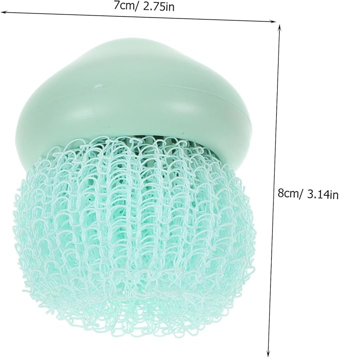 Kitchen Scrub Brush Dish Cleaning Brush Long Handle Replacement Heads Scrub for Cleaning Dishes Pots Pans