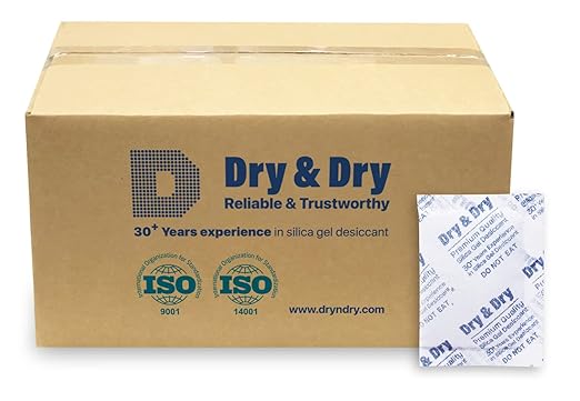Dry & Dry 10 Gram Silica Gel Packets [1500 Packets], Rechargeable Fabric Silica Gel Packs, Desiccant Packs for Storage