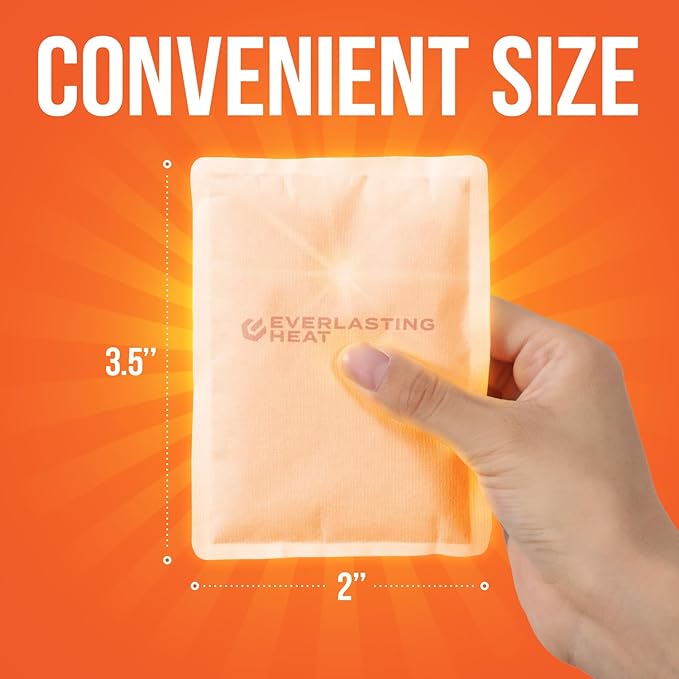 XL Hand Warmers & Body Warmers 40 Pack - Up to 18 Hours of Long Lasting Warmth and Hot Hands - Easy Air Activation for Hands, Body and Feet - TSA Approved