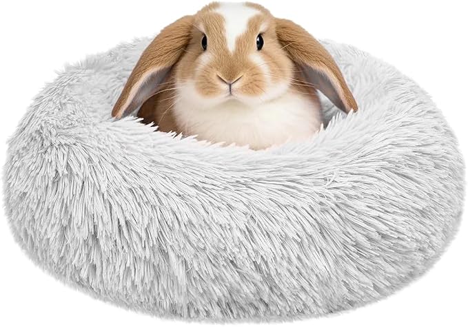 Bunny Bed Large Rabbit Hideout Soft & Comfortable | Small Animal Bedding, Cozy Bed Mat, Warm Hideaway, Cage Accessories for Guinea Pig
