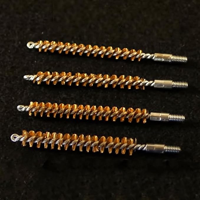 Birchwood Casey Bronze Bristles Bore Brush | Durable Versatile Gun Maintenance Cleaning Scrubbing Tool | Fits 45/45-70/444 / 410/416 / 11 Mm Gun