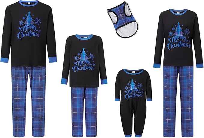 2024 Family Matching Pajamas Sets - Christmas Pjs Sleepwear Outfits for Holiday & Xmas Party