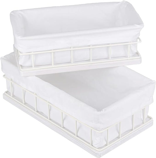 BAOBAB WORKSHOP Toilet Paper Organizer - Bathroom Basket Set of 2