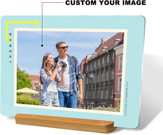 Custom Style Custom Metal Photo Prints,Customize Your own Picture Frame,Personalized Metal Picture Gift for Family and Lovers