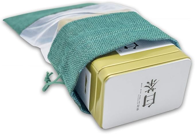 48-Pack Large Linen Burlap & Organza Gift Bags w. Drawstrings (6.5x8.5 in, Teal) - Party Favors, Presents, Samples & Treats Mesh Pouch by The Display Guys