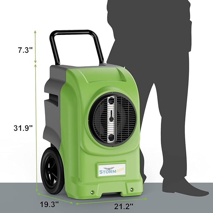 AlorAir 270 Pints Commercial Dehumidifiers for Large Room or Basements, Industrial Large Dehumidifier with Pump and Drain Hose, Water Damage Restore, Limited 5 Years Warranty