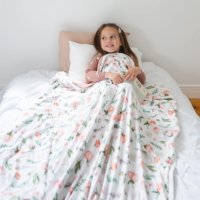 Pobibaby Premium Baby Blanket, Soft Stretchy Quilt for Babies, Toddlers, Kids (Allure)