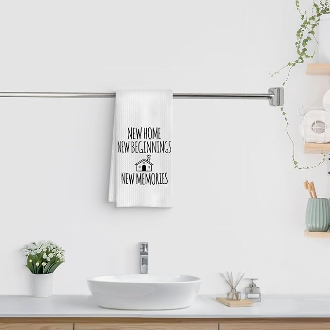 Housewarming Gifts Kitchen Towels, New Home Gift Ideas, House Warming Gifts New Home House Apartment, Gifts for New Homeowners, Housewarming Decorations, 16x24 Inch
