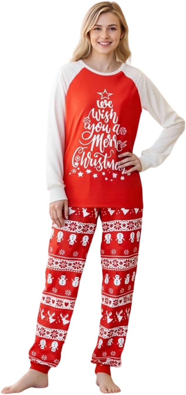 Christmas Pajamas for Family Matching Family Christmas Pajamas Set PJS Holiday Xmas Family Jammies Sleepwear