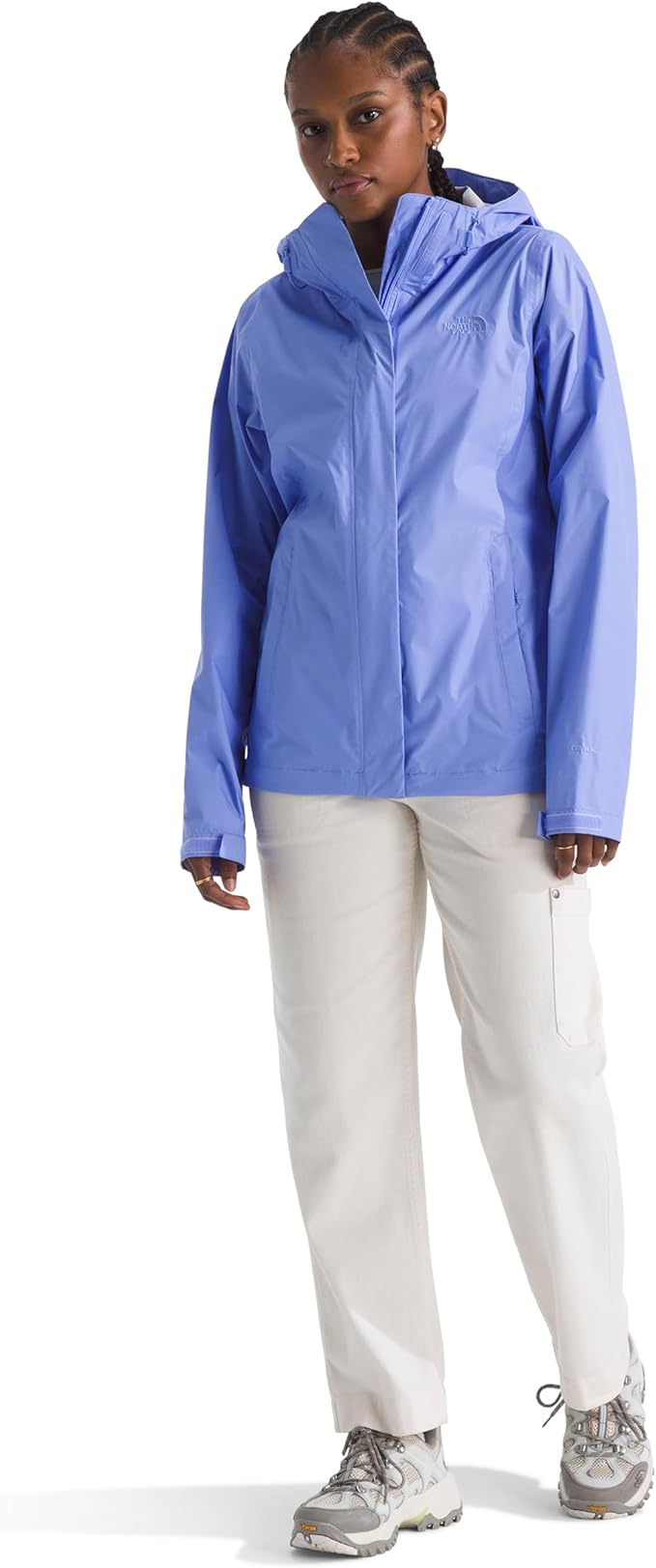 THE NORTH FACE Women's Venture 2 Waterproof Hooded Rain Jacket | Raincoat With Breathable Dryvent 2.5l Fabric, Pit-zips