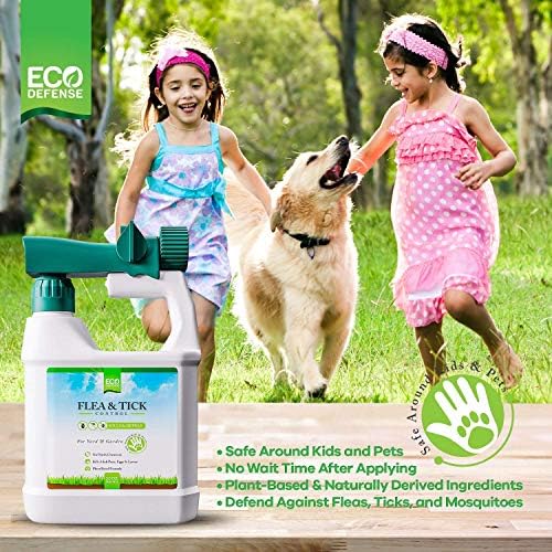 Mosquito, Flea, and Tick Spray for Yard, Covers 5,000 Square Feet