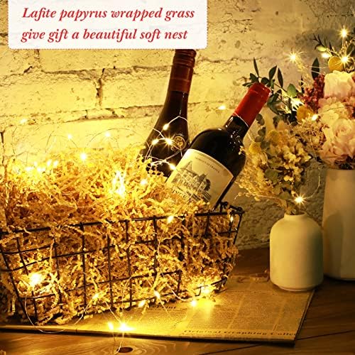 2LB Brown Crinkle Cut Paper Shred Filler Shredded Paper for Gift Box for Graduation Wedding Christmas Birthday Wrapping Boxes Bags
