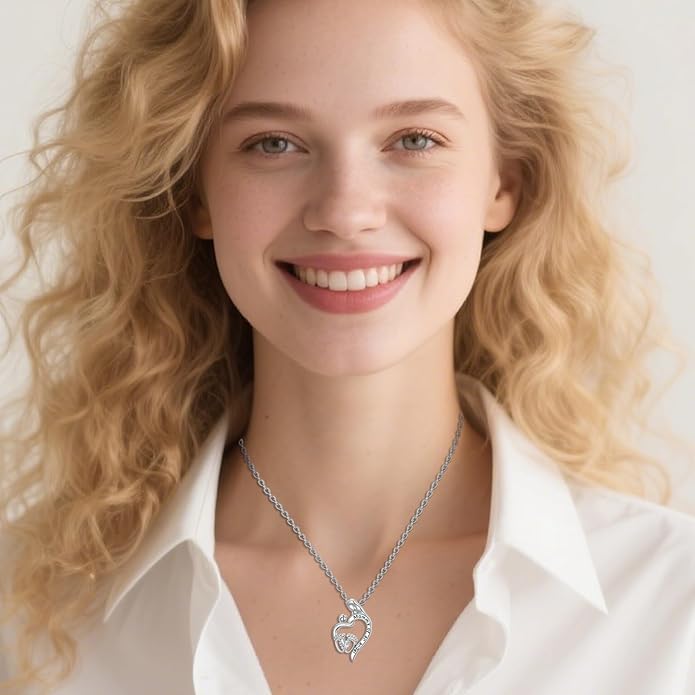 Miscarriage Necklace Gifts for Mothers 925 Sterling Silver Mommy of An Angel Pendant Memorial Jewelry Loss of Pregnancy Sympathy Gifts for Women