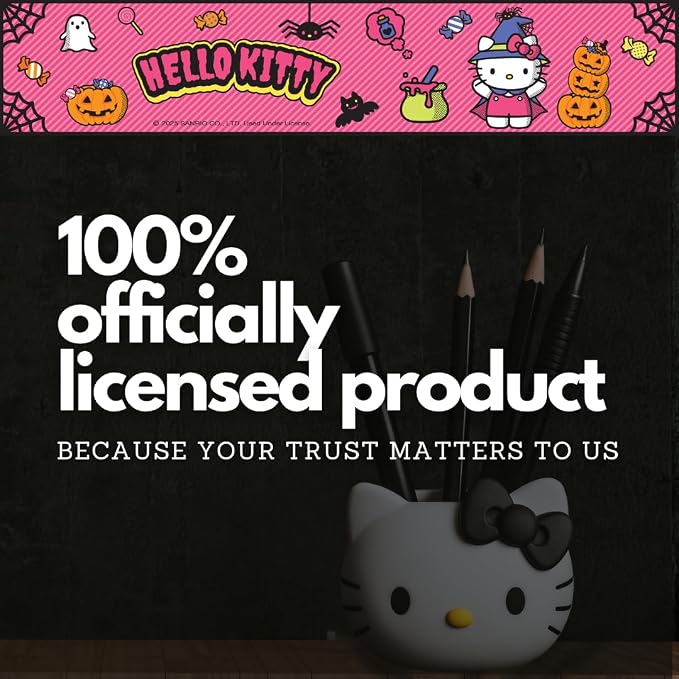 Sanrio Hello Kitty Toothbrush Holder - Makeup Brushes/Pens Tumbler, (Official Peanuts Product) by Franco