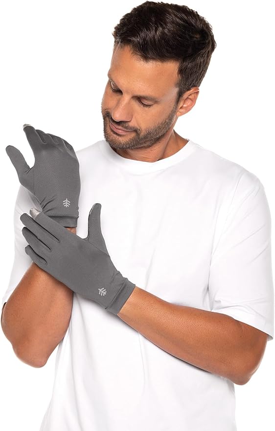 Coolibar Full Finger UV Sun Gloves - UPF 50+ Sun Protection - Gannett