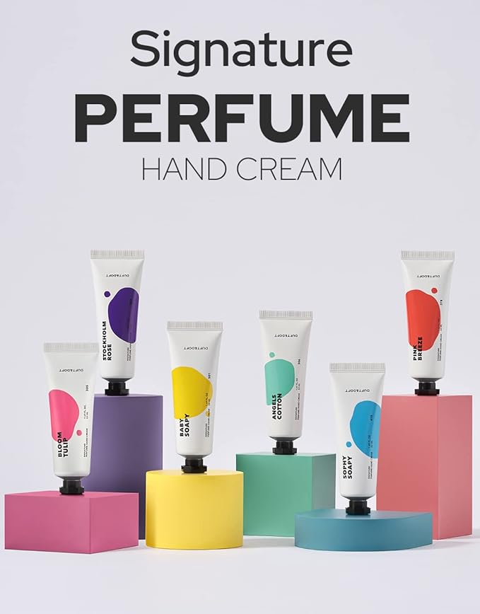 DUFT&DOFT Bloom Tulip Signature Perufume Nourishing Hand Cream, Non-greasy, Refreshing Hydration, Shea Butter, Vitamin E, Feel-Good Fragrance – 1.69 oz.