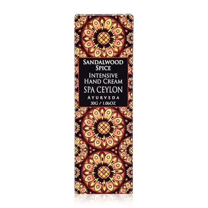 SPA CEYLON Sandalwood Spice Intensive Hand Cream | Natural Ingredients | Hand Lotion | for All Skin Types
