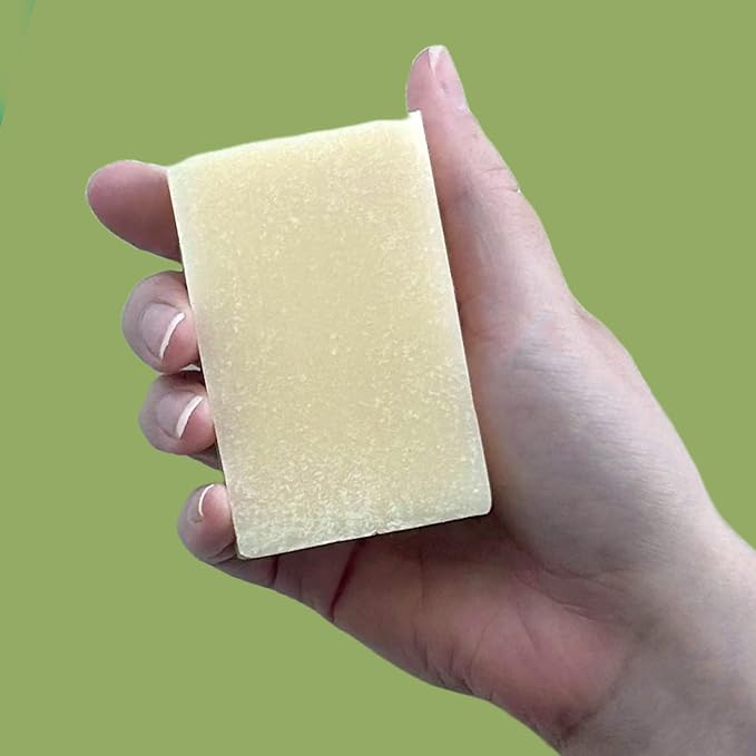 Coconut Oil Bar Soap Handcrafted Organic Natural Face Body Hands Vegan Scented Lemongrass Essential Oil - 2 Bars, 4 Ounces Each