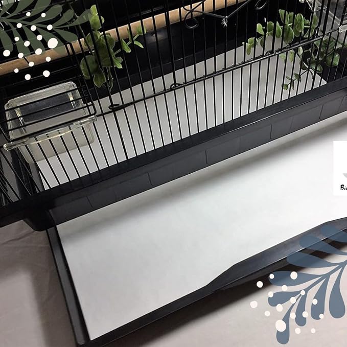 Bird Cage Liners - Poly Coated, Large Cages Custom Orders - Pre Cut Sheets