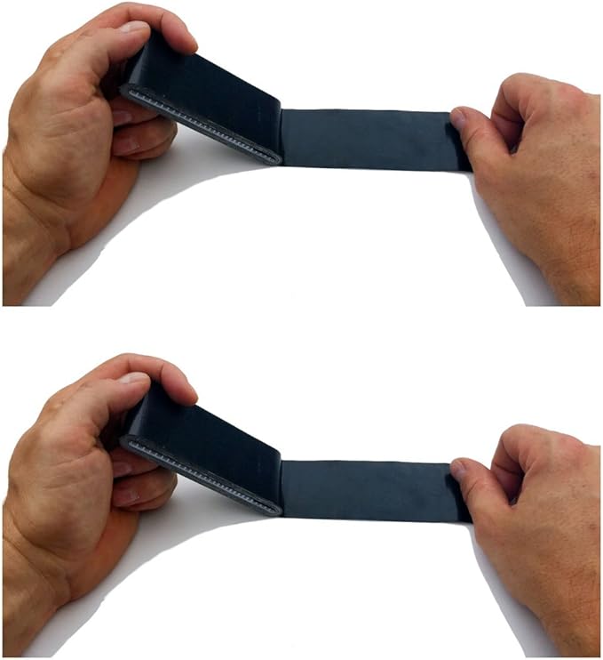 Travel Size Black Duct Tape 2-Pack - Pocket Size Flat Mini Roll - for Repairs Outdoors Emergency Crafts - 1.88 inch x 5 Yards per Pack