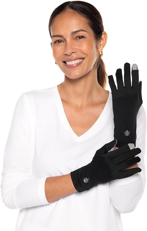 Coolibar Full Finger UV Sun Gloves - UPF 50+ Sun Protection - Gannett