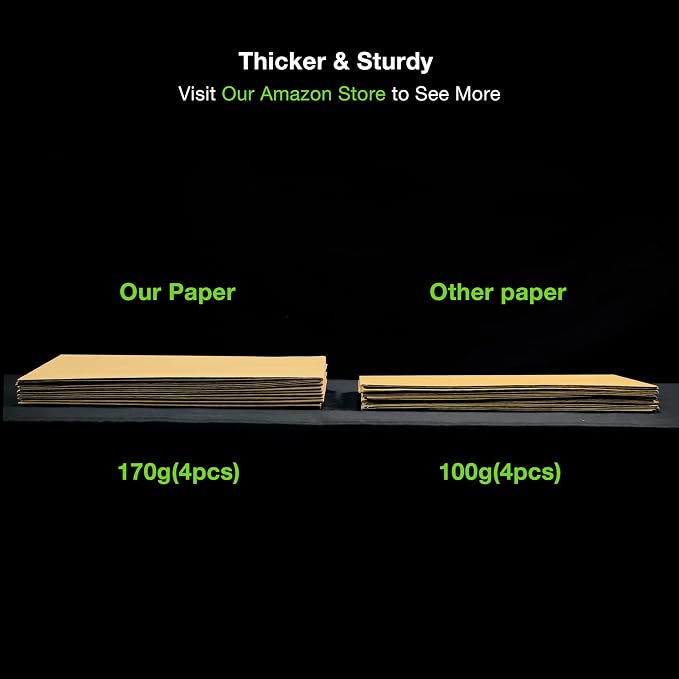 GuineaLoft™ Original Thick Disposable Bottom (4x2ft) (4-Pack) | Disposable Kraft Paper Cage Liner, Thick, Sturdy, Reusable, Water-Resistant - Visit the GuineaLoft Store for More