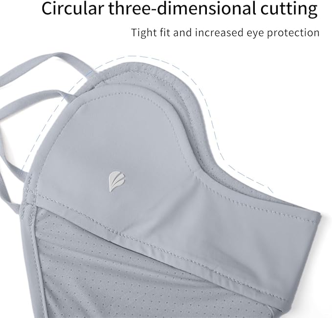 UPF 50+ UV Sun Protection Face Cover/Neck Balaclava Reusable Face Mask Dustproof Cooling Breathable
