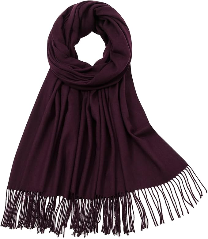 RIIQIICHY Women's Scarf Pashmina Shawls and Wraps for Evening Dress Bridesmaid Wedding Bridal Winter Warm Long Large Scarves