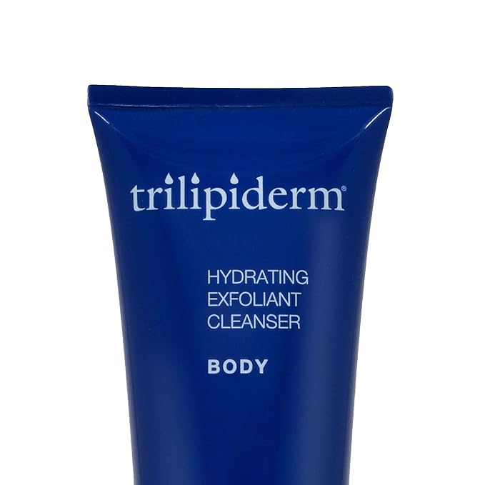 Trilipiderm Hydrating Exfoliant Cleanser – BODY, Antioxidant-Rich 3-in-1 Body Wash, Scrub and Hydrator, 3 Ounce Tube