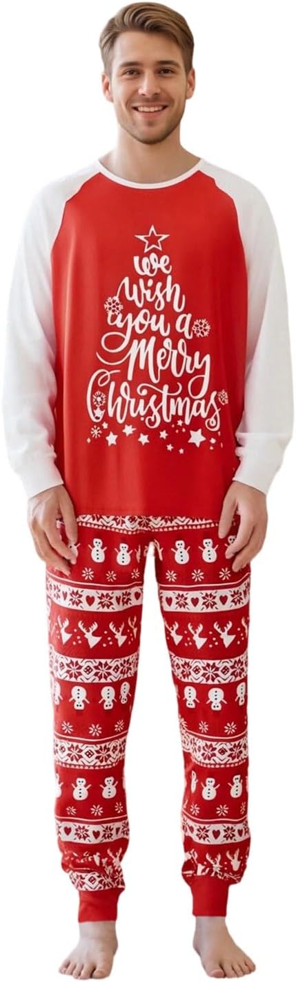 Christmas Pajamas for Family Matching Family Christmas Pajamas Set PJS Holiday Xmas Family Jammies Sleepwear