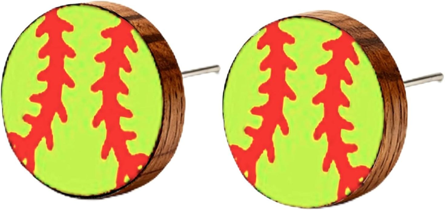 Wooden Stud Earrings for Women Hypoallergenic Jewelry Gifts for Women