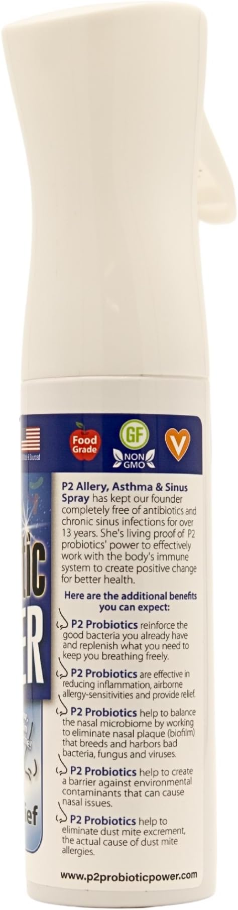 Allergy Asthma Sinus Relief Spray - Nasal Friendly Room Mist, Dust Mite, Pet Dander & Mold Spray, Eco-Friendly, Furniture, Fabrics, Bedding, Vents – 10 oz
