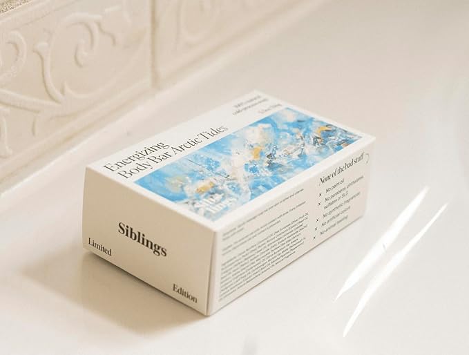 Siblings Essentials - Candle Refill Kit, DIY Candle Kit | (No 05: Clove, Lavender, Cedarwood) and Rejuvenating Body Bar Soap (Arctic Tides)