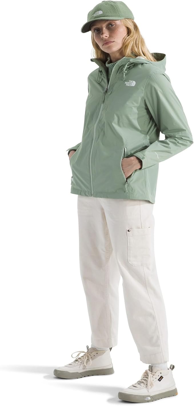 THE NORTH FACE Women's Alta Vista Rain Jacket | 3 Piece Hood With Adjustable Cinch-cord, Waterproof, Breathable