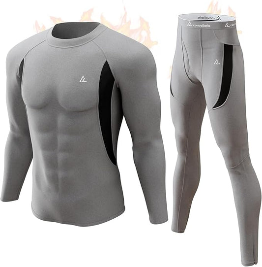 CL convallaria Thermal Underwear Long Johns Set Mens Winter Gift Hunting Gear Sport Base Layer Bottom Top