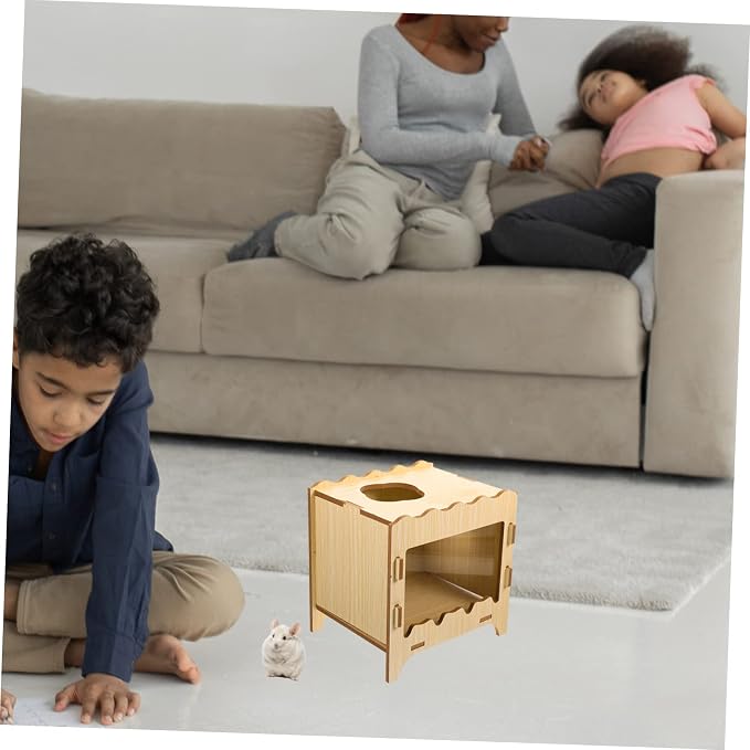 VANZACK Hamster Nest Small Animal Toys Gerbil Pet Supplies Digging Box Pet Nest for Hamsters