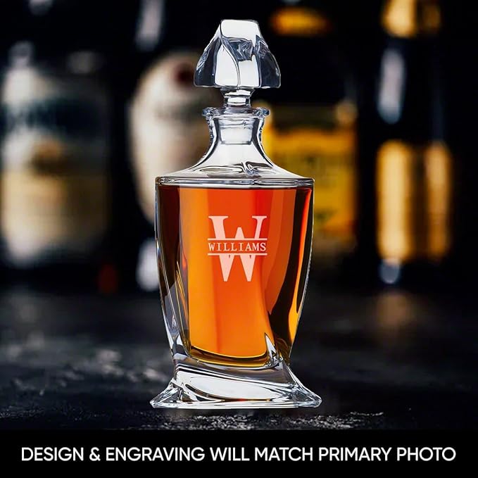 Oakmont Personalized Twist Decanter Set (Custom Product)