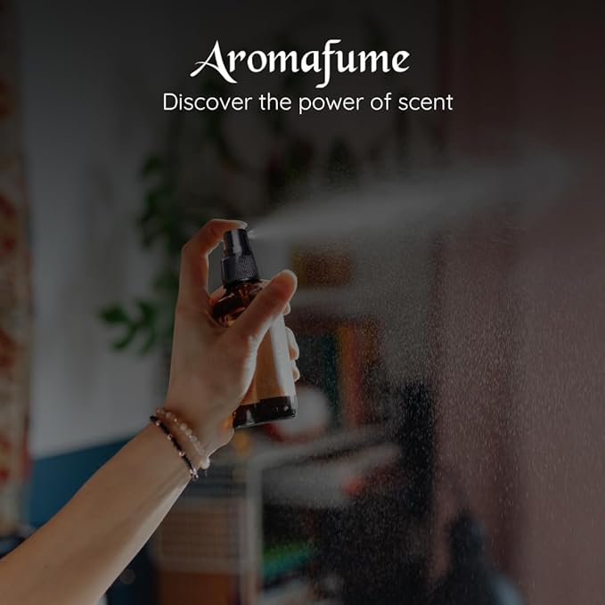 Eucalyptus & Mint Room, Linen & Pillow Spray by Aromafume | 100ml/3.38fl oz | with Pure Eucalyptus & Mint Essential Oil | Aromatherapy | Mist for Bedding, Fabrics