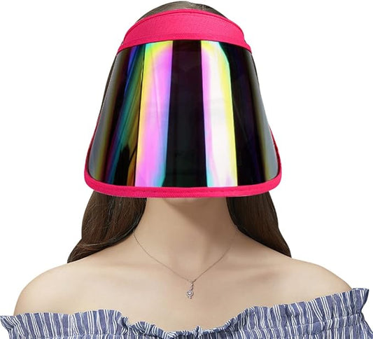 Face_Shield Protector Sun Visor Hat UV Protection Summer Sun Cap Great for Oudtoor Hiking Camping Golf Tennis Cycling