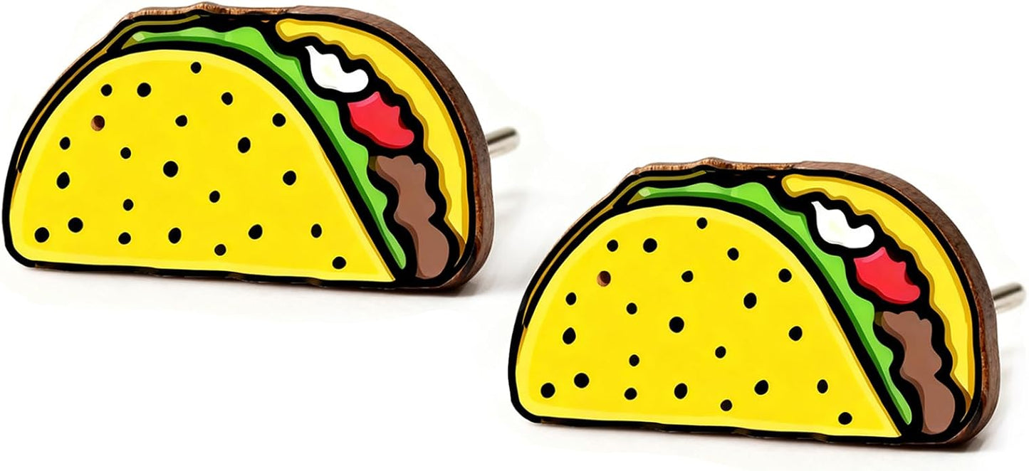 Wooden Stud Earrings for Women Hypoallergenic Jewelry Gifts for Women