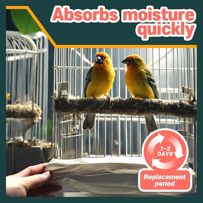 HA SHI Bird Cage Liners, 120 Unscented Newsprint Sheets, 31 x 21.5 in Large | 120 unscented newsprint sheets, 31 x 21.5 in. Large ink-free liners for bird cages and small pet enclosures. Trim to fit.
