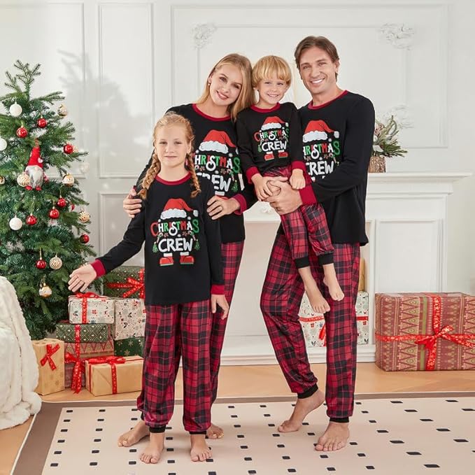 2024 Family Matching Pajamas Sets - Christmas Pjs Sleepwear Outfits for Holiday & Xmas Party