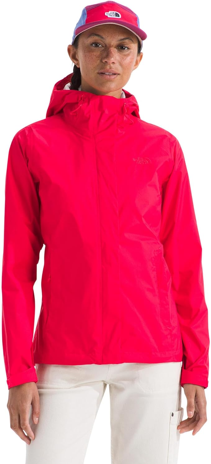 THE NORTH FACE Women's Venture 2 Waterproof Hooded Rain Jacket | Raincoat With Breathable Dryvent 2.5l Fabric, Pit-zips