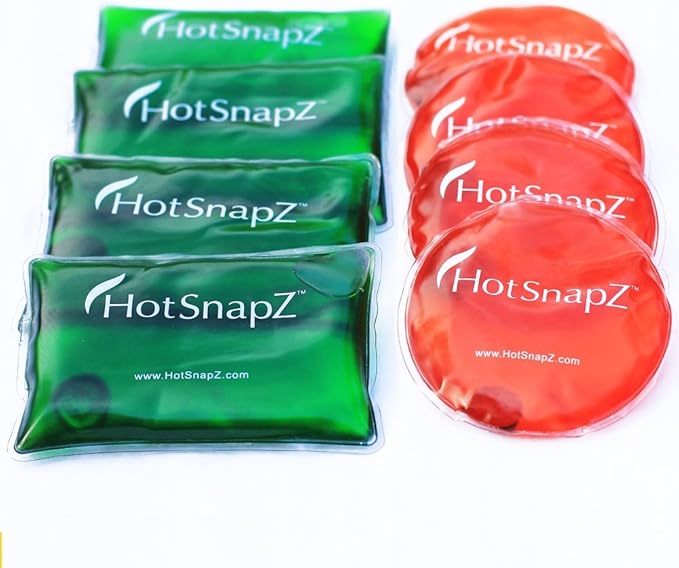 Hand Warmers - HotSnapZ Reusable Round & Pocket Warmers for Instant Heat